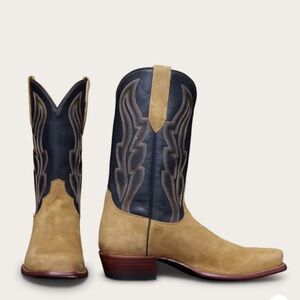 Tecovas The Warren Men's Tan and Black Cowboy Boots